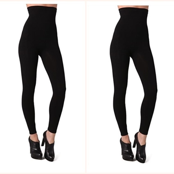 SPANX Accessories - Two Spanx Shaping Control Footless Tights Black